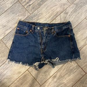 Levi's 505 jeans cut into shorts - size 32